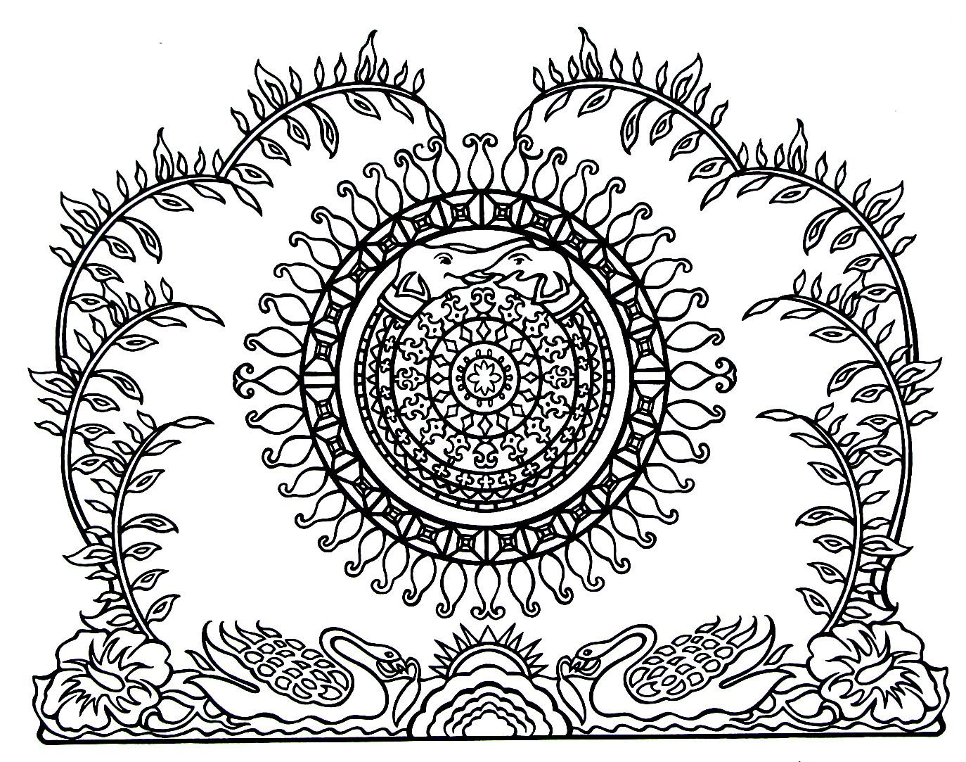 1374x1083 Rangoli Design, Mandana, Gujarat