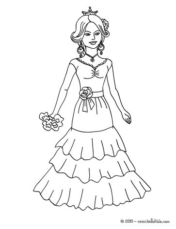 363x470 Thai Princess Coloring Pages
