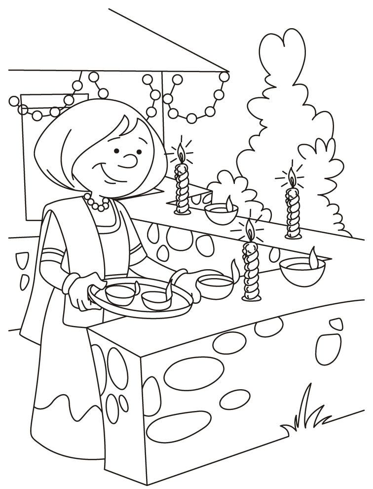 756x990 Thailand Colouring Pages Diwali Coloring Pages Animated Diwali