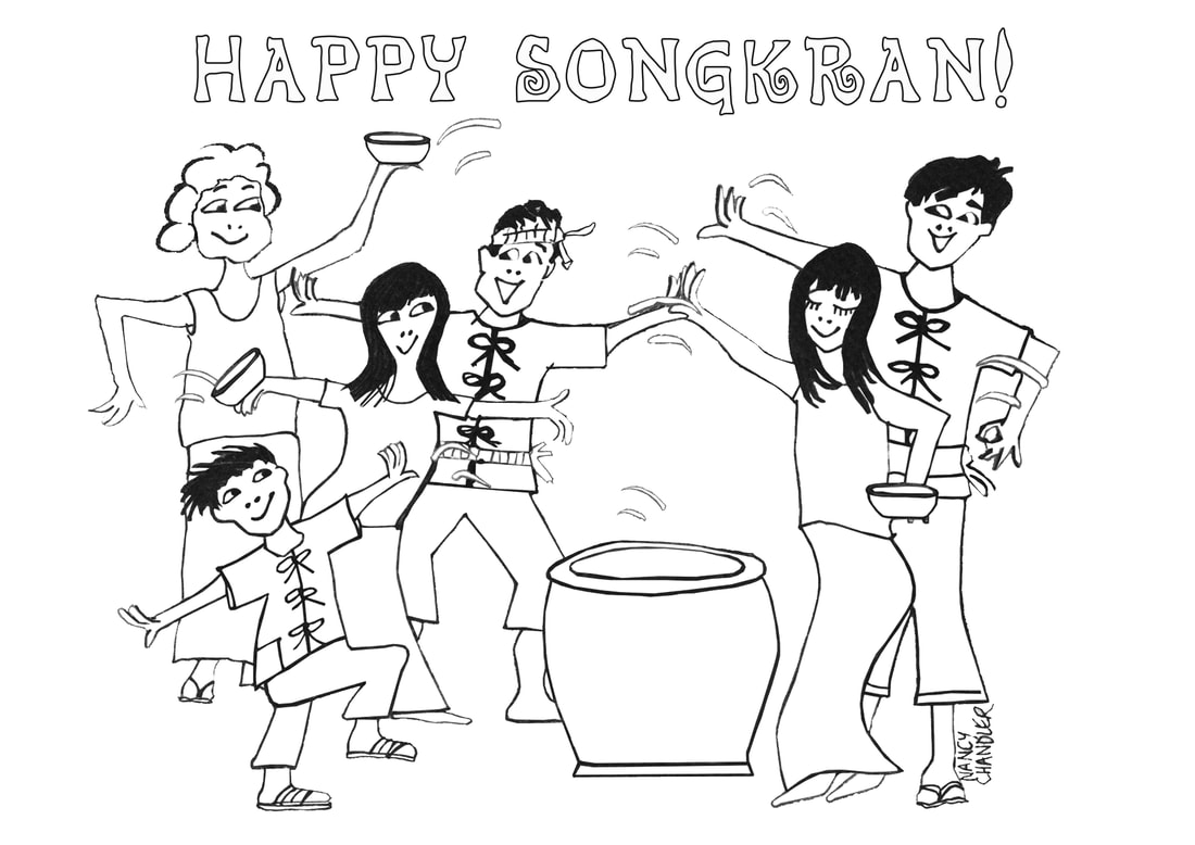 1100x778 Free Songkran Coloring Pages