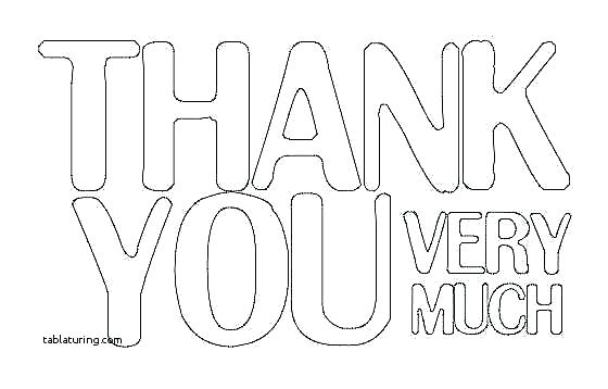 560x358 Thank You Card Coloring Page Thank You Card Coloring Page Print