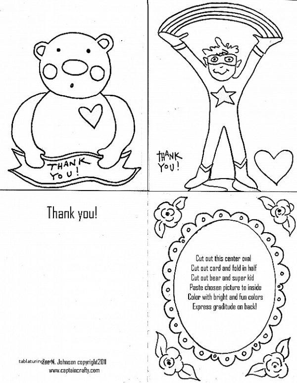 600x772 Thank You Cards Fresh Thank You Cards Coloring Pages