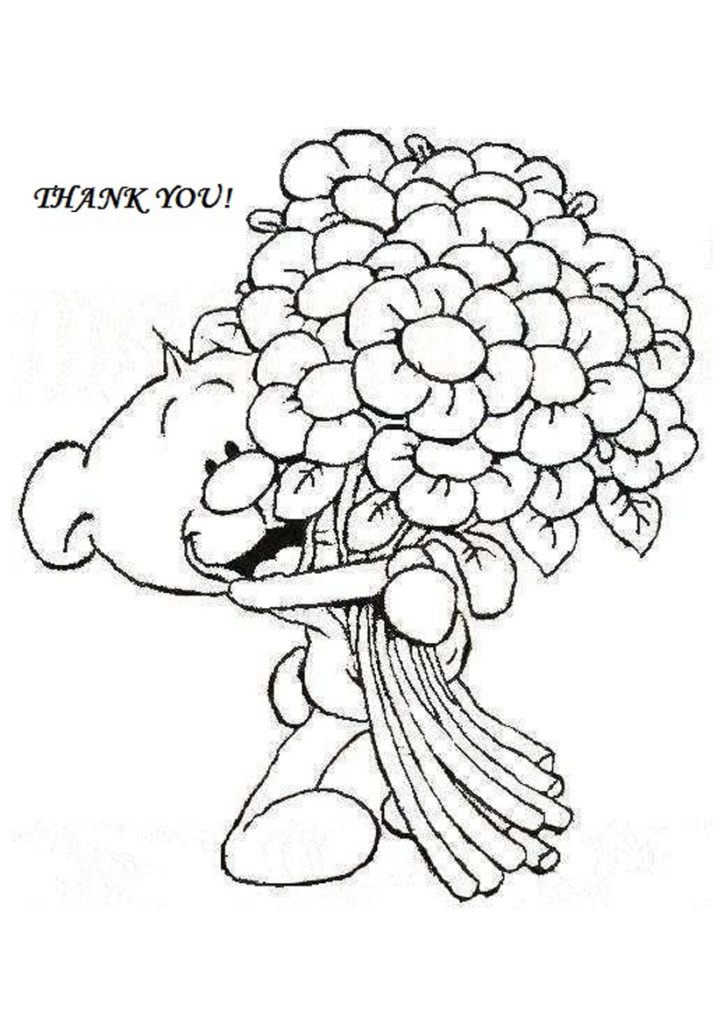 724x1024 Thank You Cards Coloring Pages Free Coloring