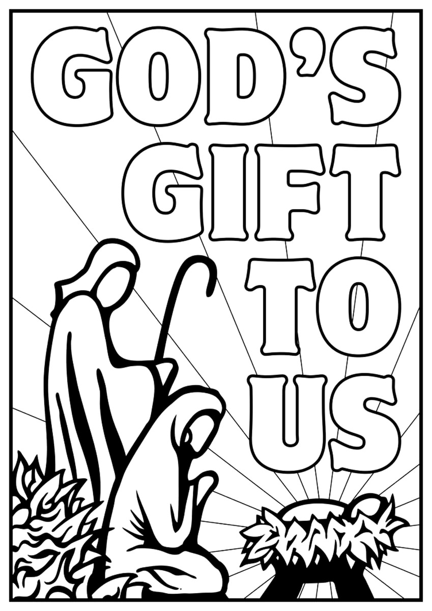 849x1200 Free Christian Coloring Pages For Young And Old Children Level