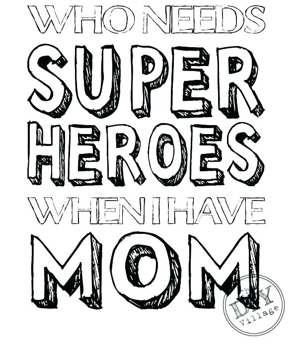 600x703 I Love My Mom Coloring Pages