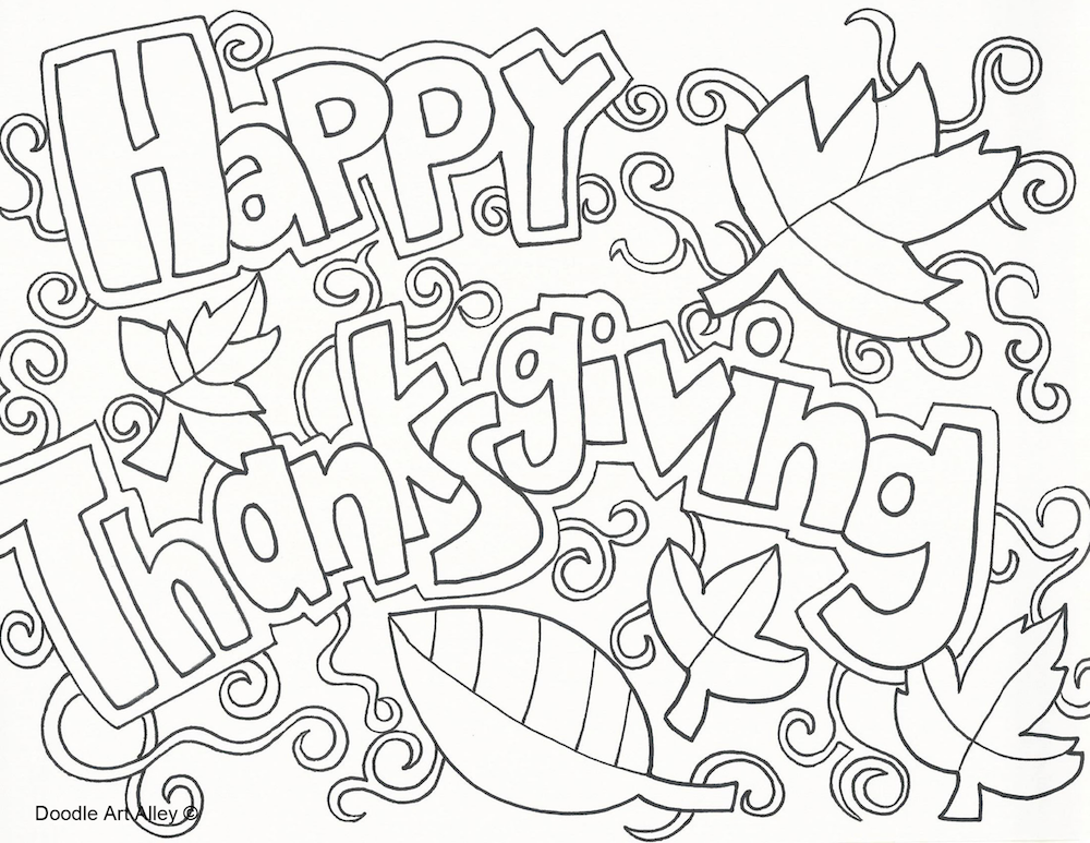 1000x773 Printable Thanksgiving Coloring Pages