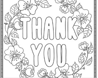 340x270 Thank You Coloring Pages Fabulous Thank You Coloring Pages