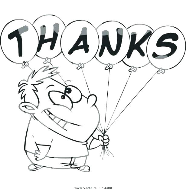 615x627 Thank You Coloring Pages Thank You Coloring Page Thank You