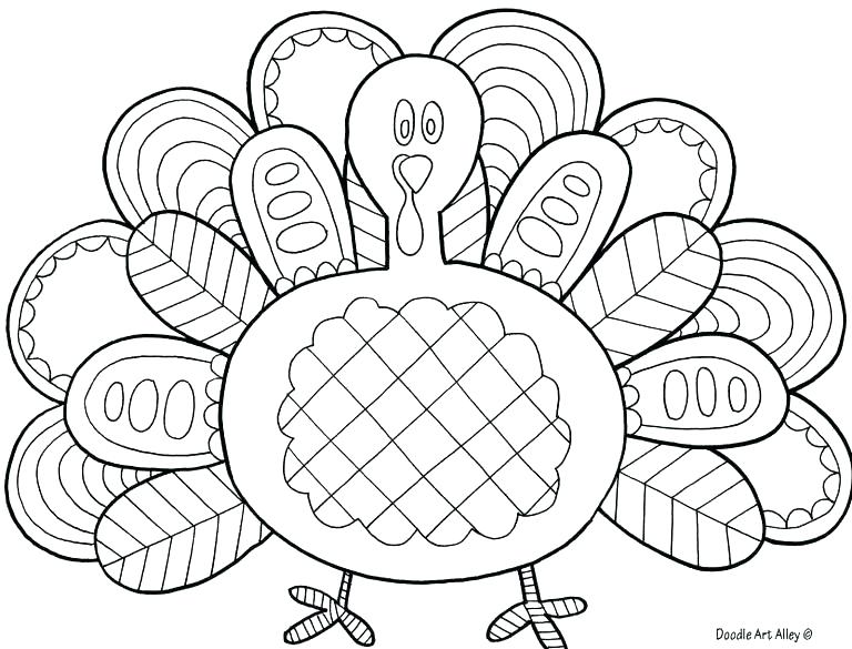 768x585 Coloring Pages Thanksgiving Coloring Pages Turkey Free Coloring