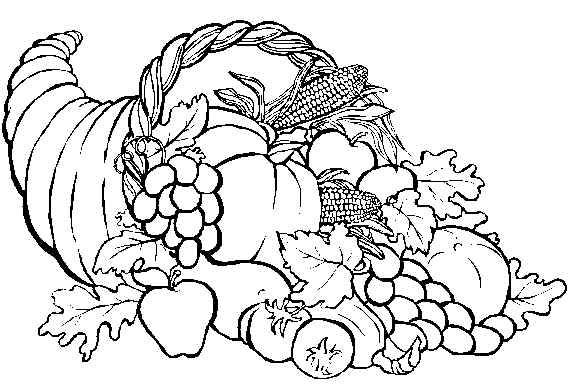 571x392 Thanksgiving Coloring Pages For Adults