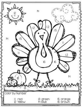 270x350 Number Fall Thanksgiving Coloring Pages Festival Collections