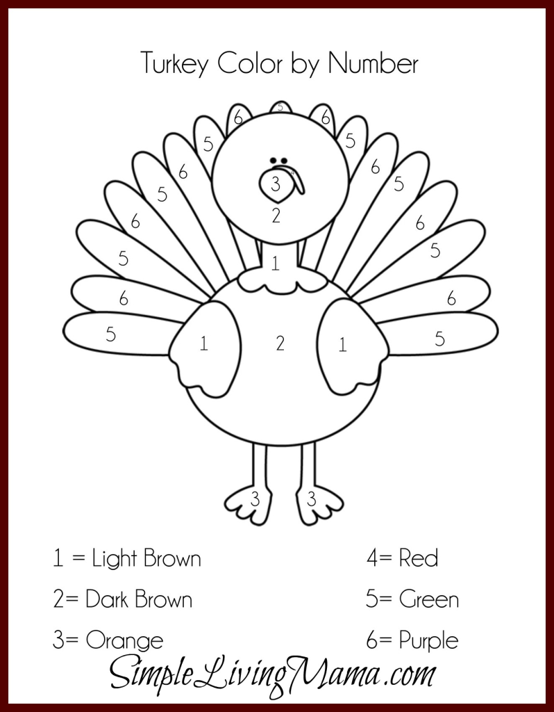 798x1024 Thanksgiving Activities For Kids + Free Printable Color