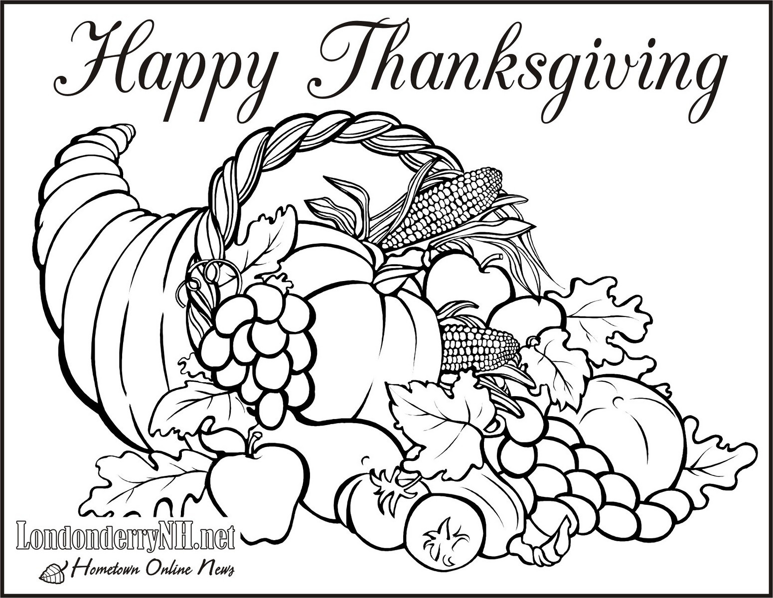 1551x1200 Best Thanksgiving Coloring Pages That You Can Print Excellent