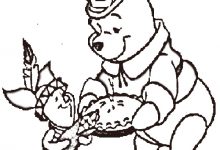 220x150 Thanksgiving Coloring Pages Disney Characters