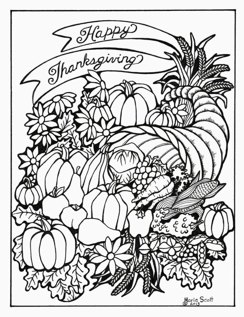 789x1024 Thanksgiving Coloring Pages