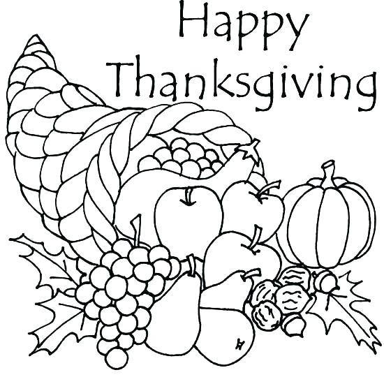 550x550 Happy Thanksgiving Coloring Pages