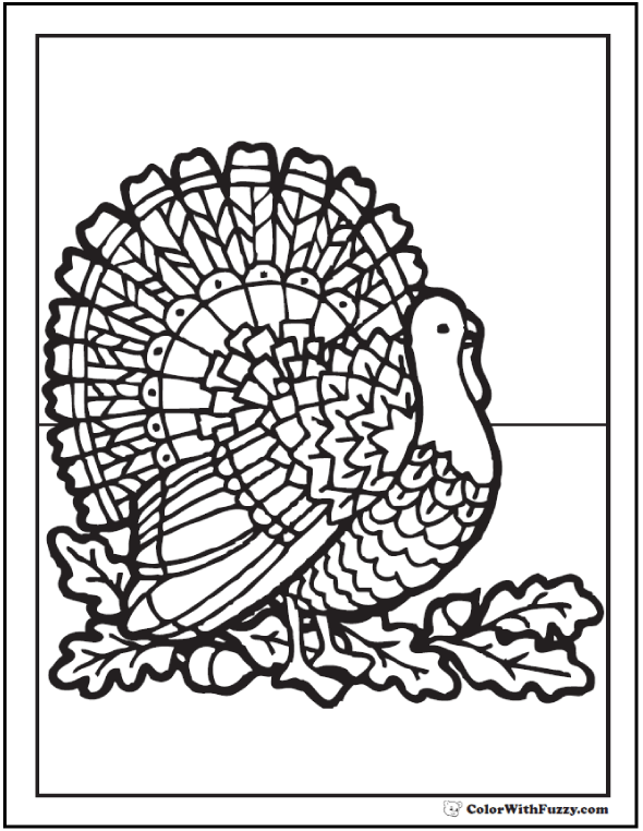 590x762 Thanksgiving Coloring Page Customizable Pdfs