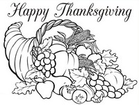 200x152 Adult Coloring Pages Thanksgiving