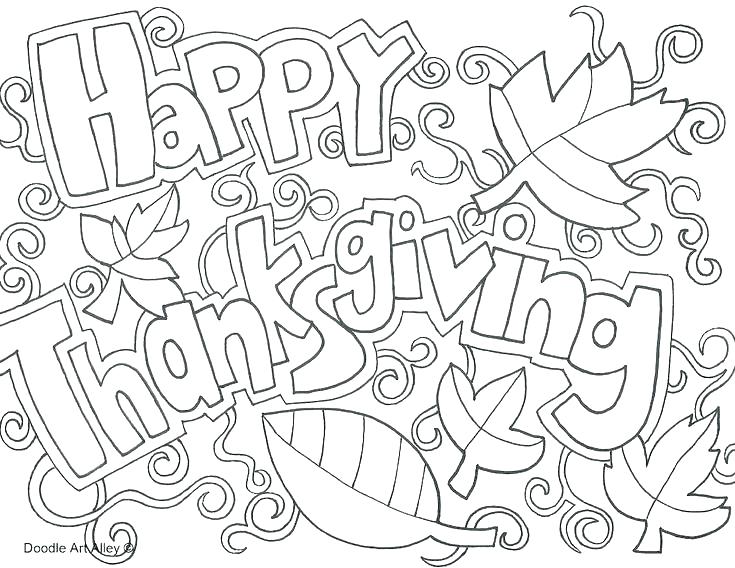 735x568 Printable Thanksgiving Coloring Pages Free Thanksgiving Coloring