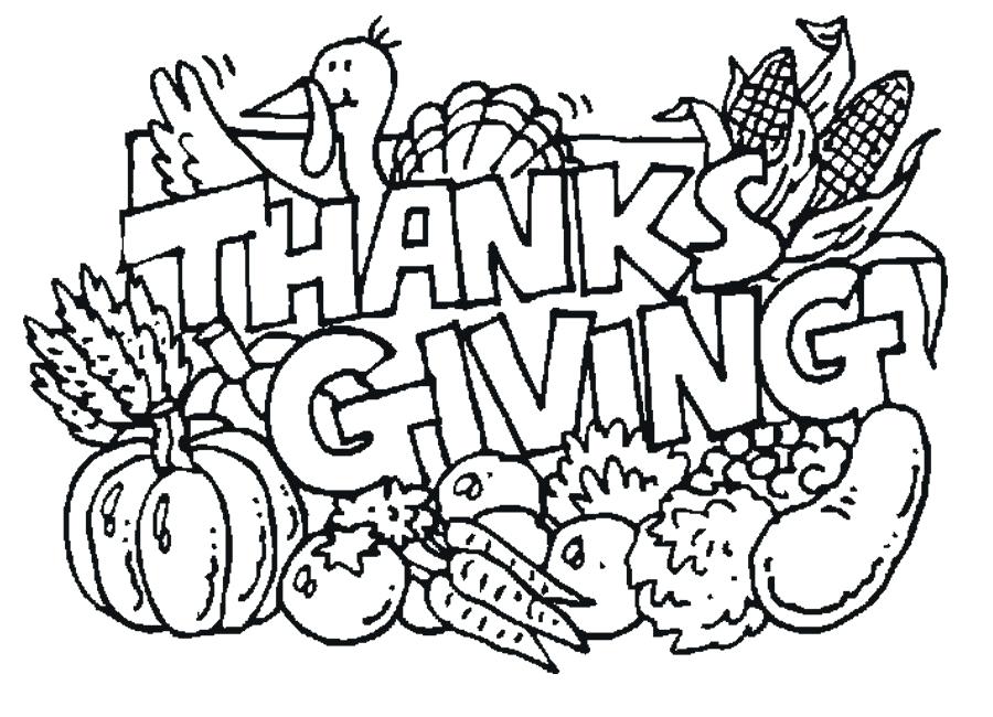 900x650 Thanksgiving Printable Coloring Pages