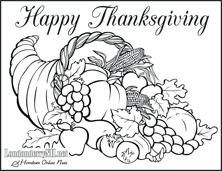 776x600 Coloring Page For Thanksgiving Thanksgiving Coloring Pages Free
