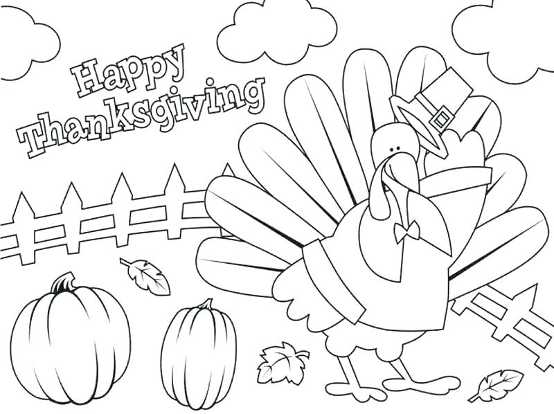 800x598 Thanksgiving Coloring Pages Kindergarten Happy Thanksgiving