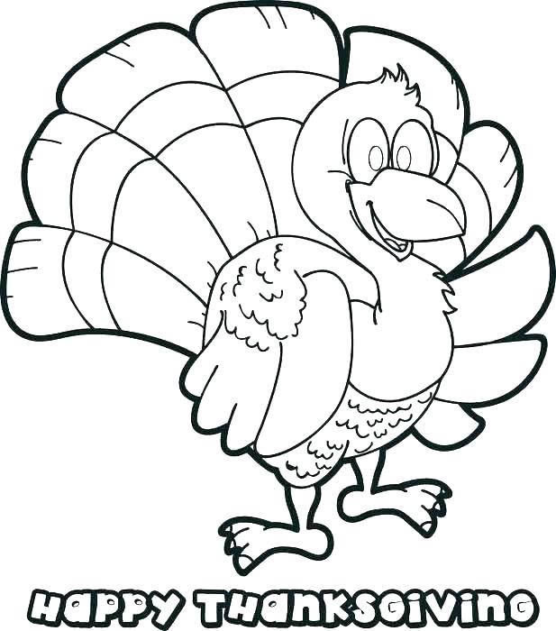 617x700 Turkey Coloring Pages For Preschoolers Thanksgiving Turkey
