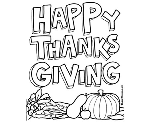 500x416 Thanksgiving Coloring Pages