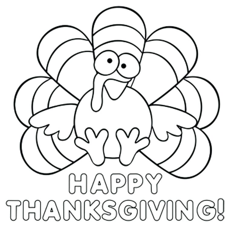 Thanksgiving Coloring Pages Free Download at GetDrawings | Free download