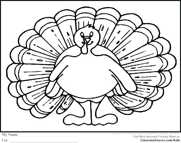 615x484 Thanksgiving Turkey Coloring Pages Printables Turkey Coloring