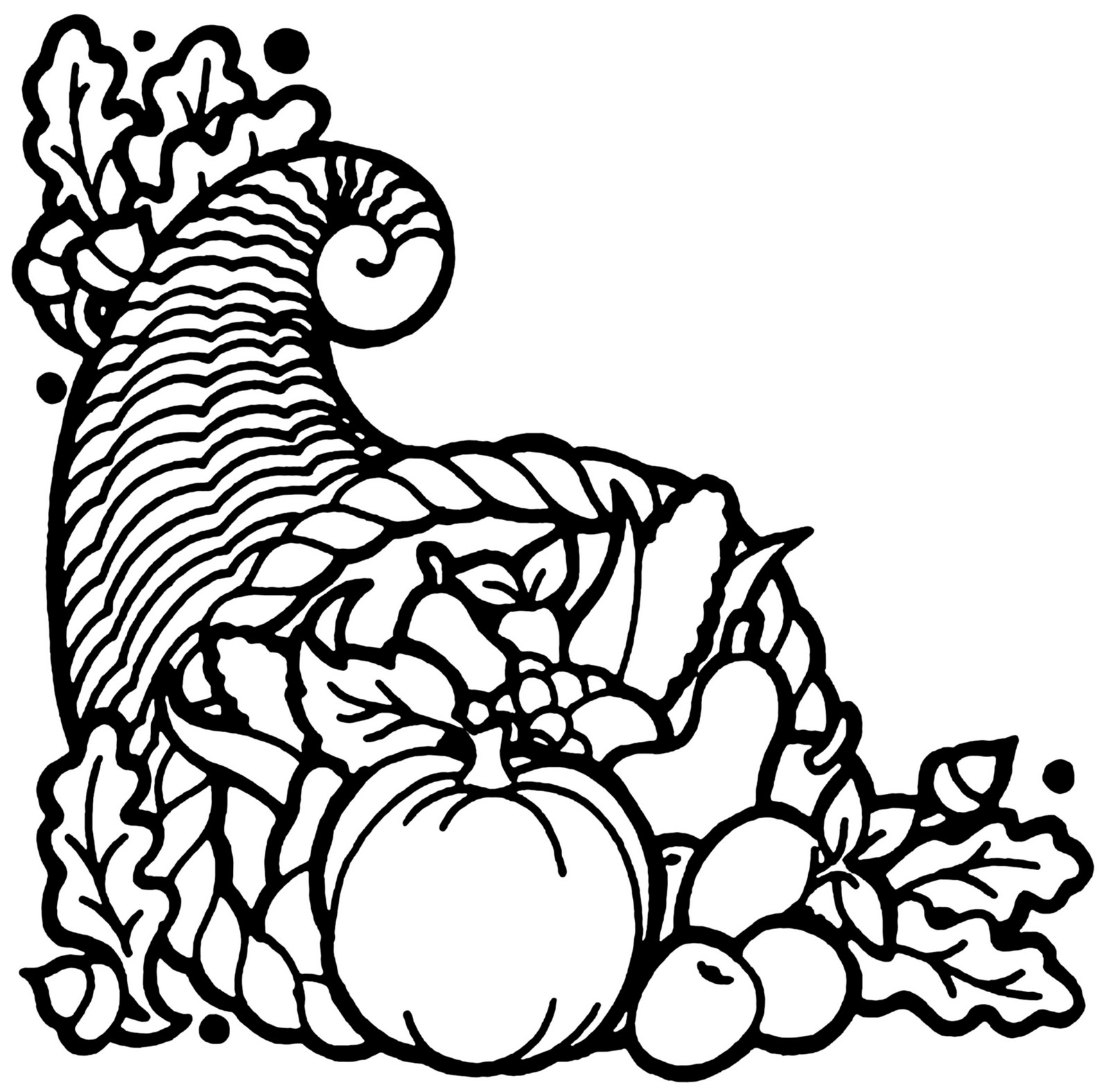 1600x1575 Expert Cornucopia Coloring Pages To Print Cele