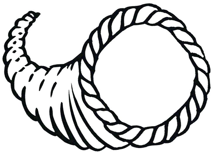 736x531 Thanksgiving Cornucopia Coloring Pages Kids Thanksgiving