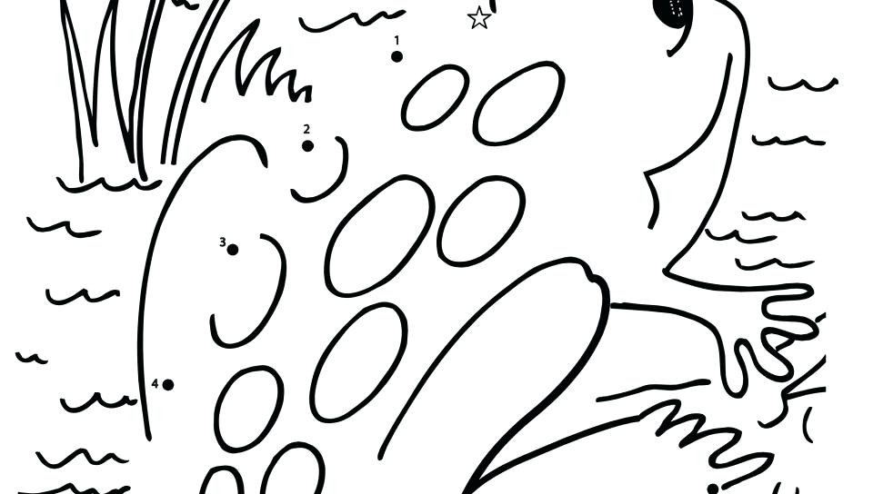 960x544 Frog Dot To Dot Coloring Page Connect The Dots Free Coloring Pages