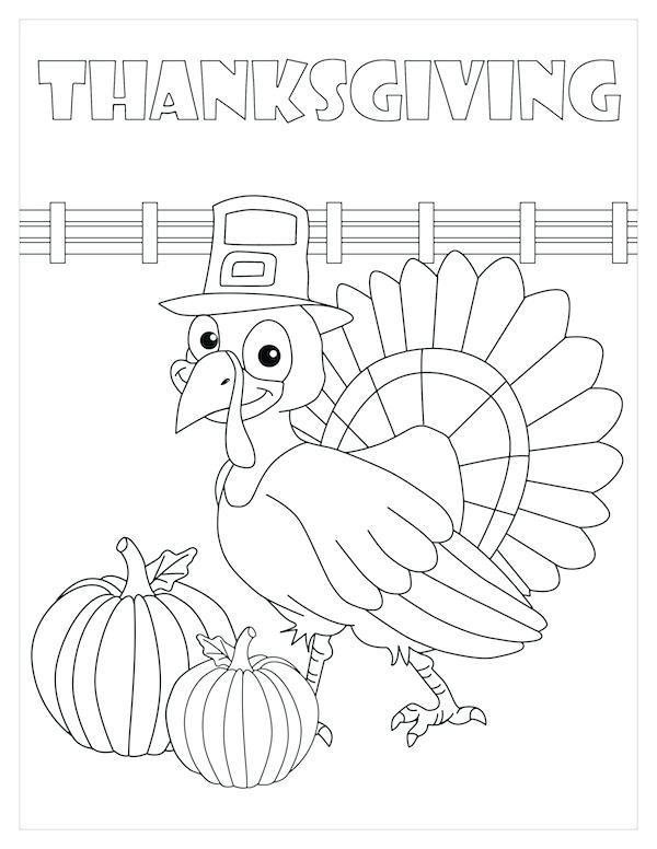 600x776 Thanksgiving Feast Coloring Pages Simple Penguin Easy