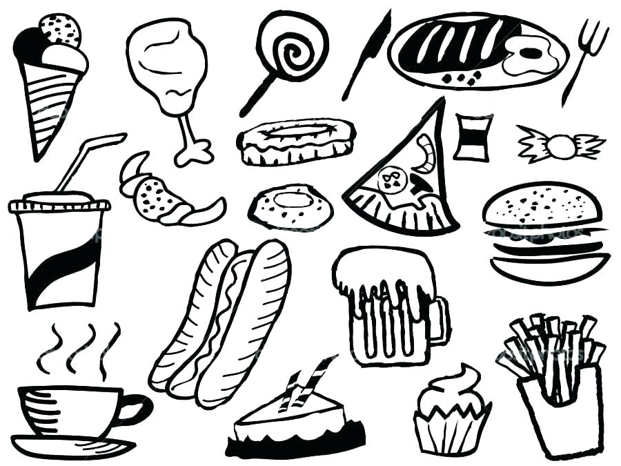 900x675 Thanksgiving Food Coloring Pages Free