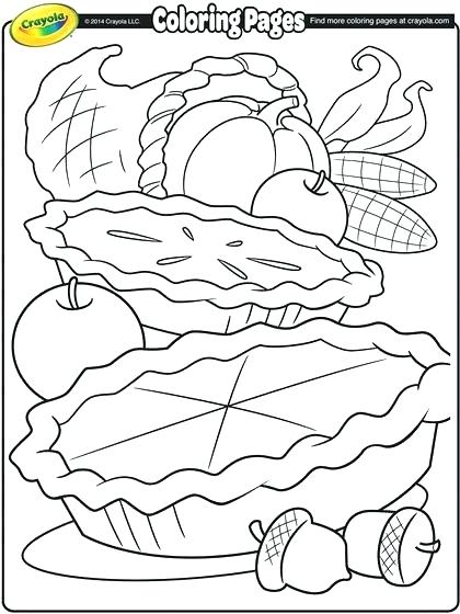 420x560 Thanksgiving Food Coloring Pages