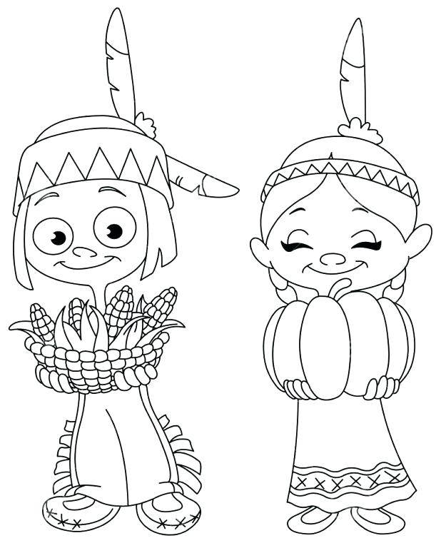 618x761 Thanksgiving Indian Coloring Pages Coloring Page Coloring Pages