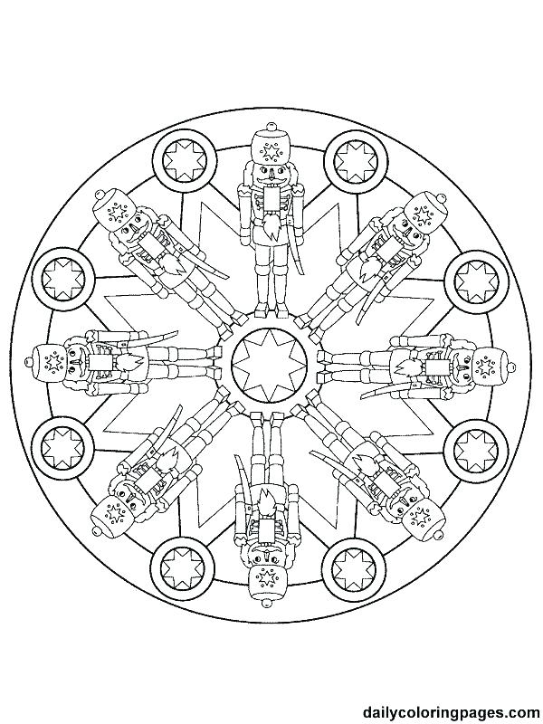 600x800 Thanksgiving Mandala Coloring Pages