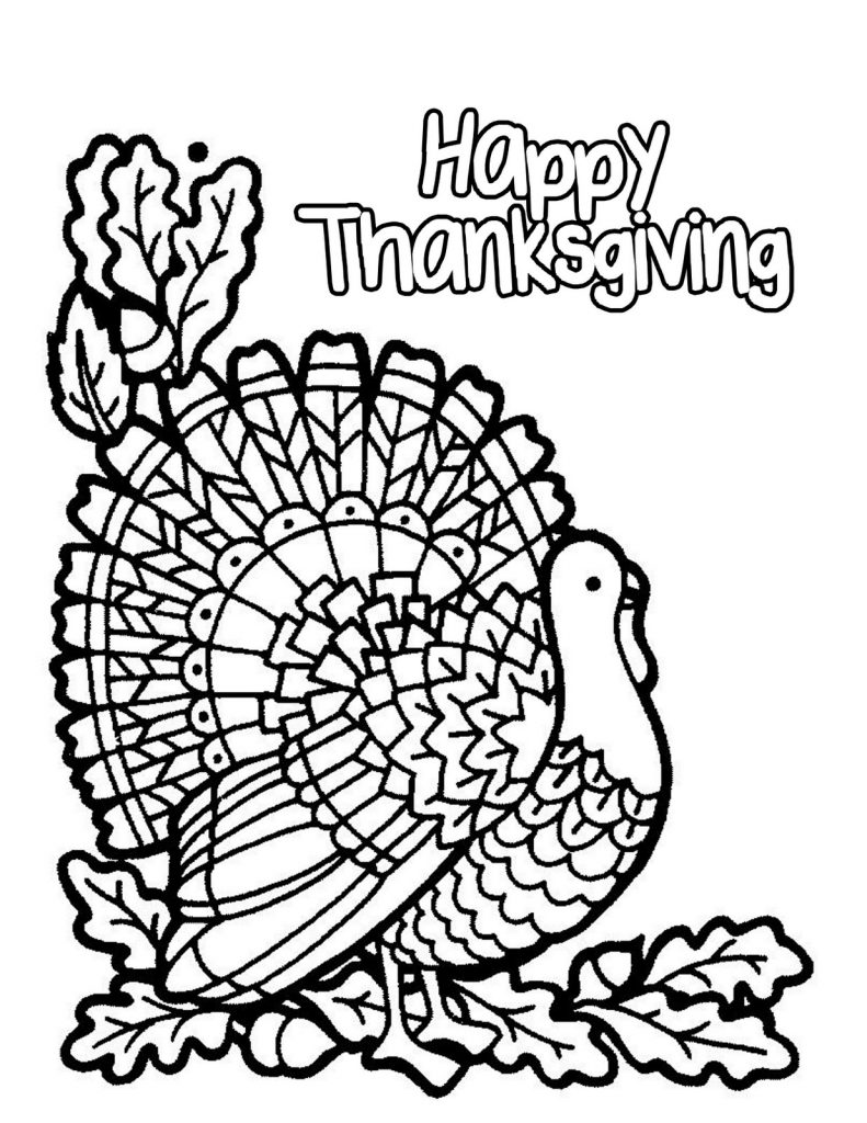 791x1024 Free Thanksgiving Pictures To Color