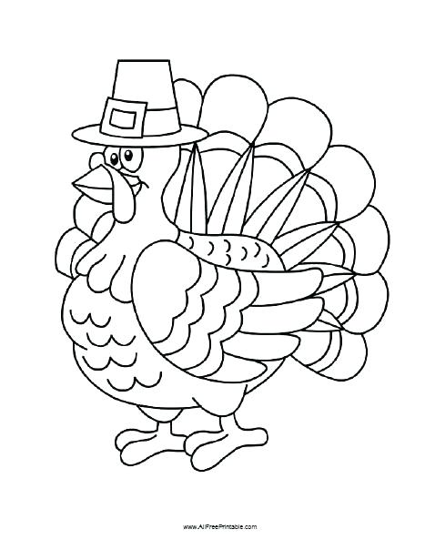 467x604 Thanksgiving Turkey Coloring Pages Printables Free Printable