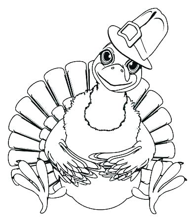 395x450 Turkey Coloring Pages