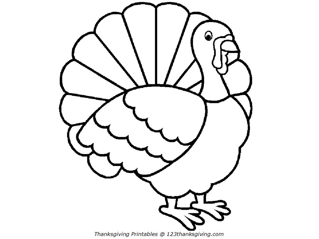 1024x768 Impressive Thanksgiving Turkey Coloring Sheet