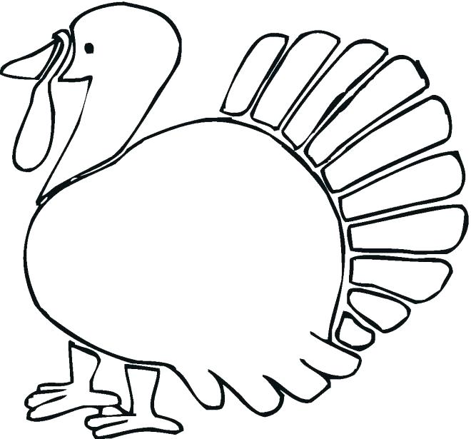 660x615 Turkey Coloring Picture Turkey Coloring Pages Christian
