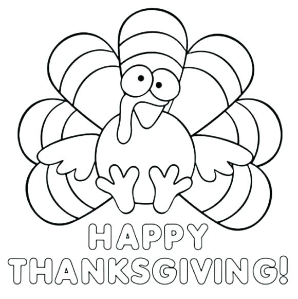 580x581 Thanksgiving Turkey Coloring Pictures