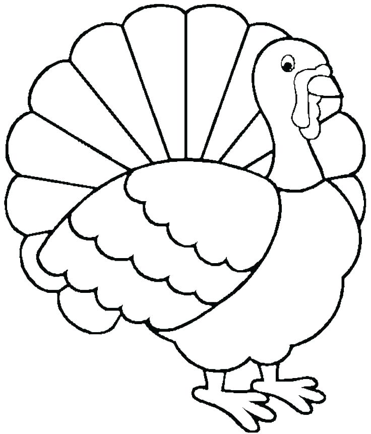 736x861 Coloring Page Thanksgiving Turkey Coloring Pages Free Free Turkey