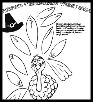 300x327 Thanksgiving Coloring Pages Printouts Printables Turkey