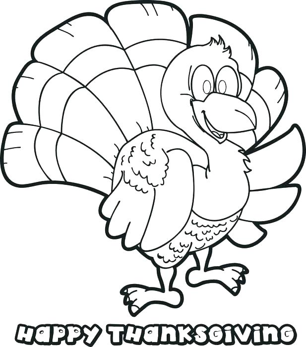 617x700 Turkey Coloring Pages Printable