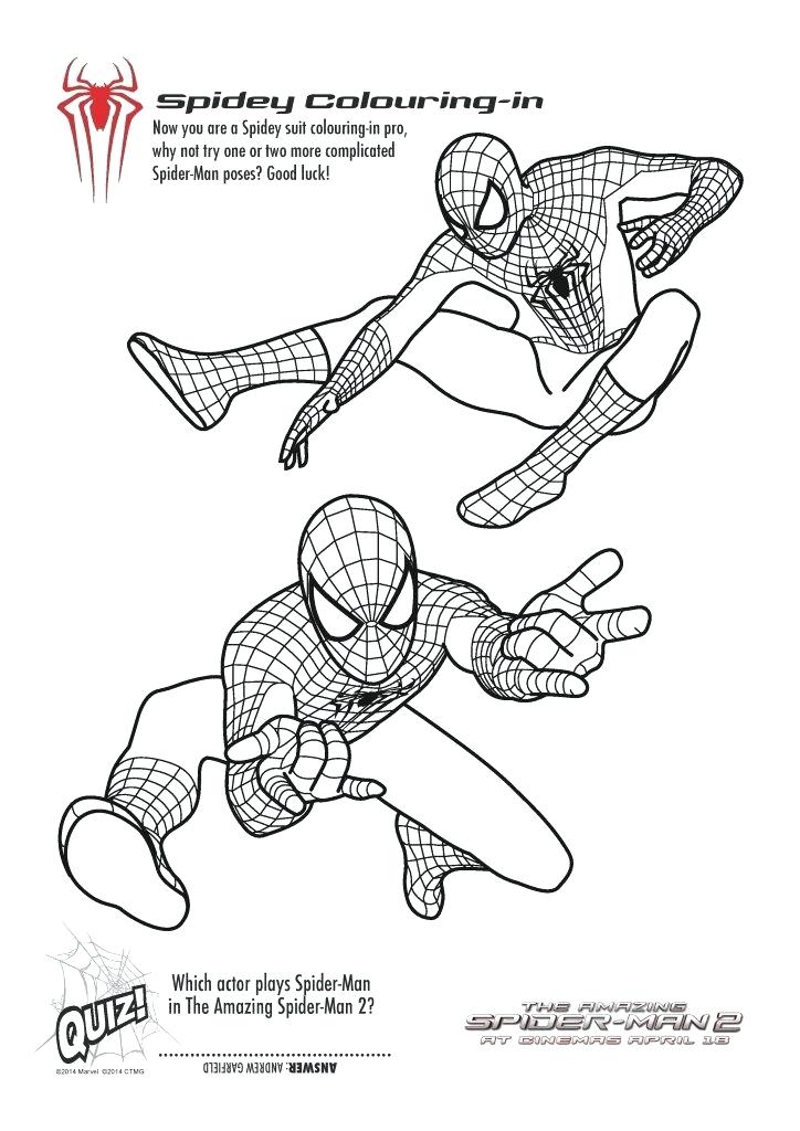 724x1024 The Amazing Spider Man Coloring Pages Brexitbook Club