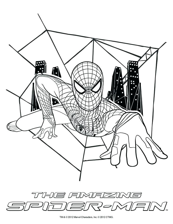 736x952 Amazing Spiderman Coloring Pages Sand The Amazing Spider Man