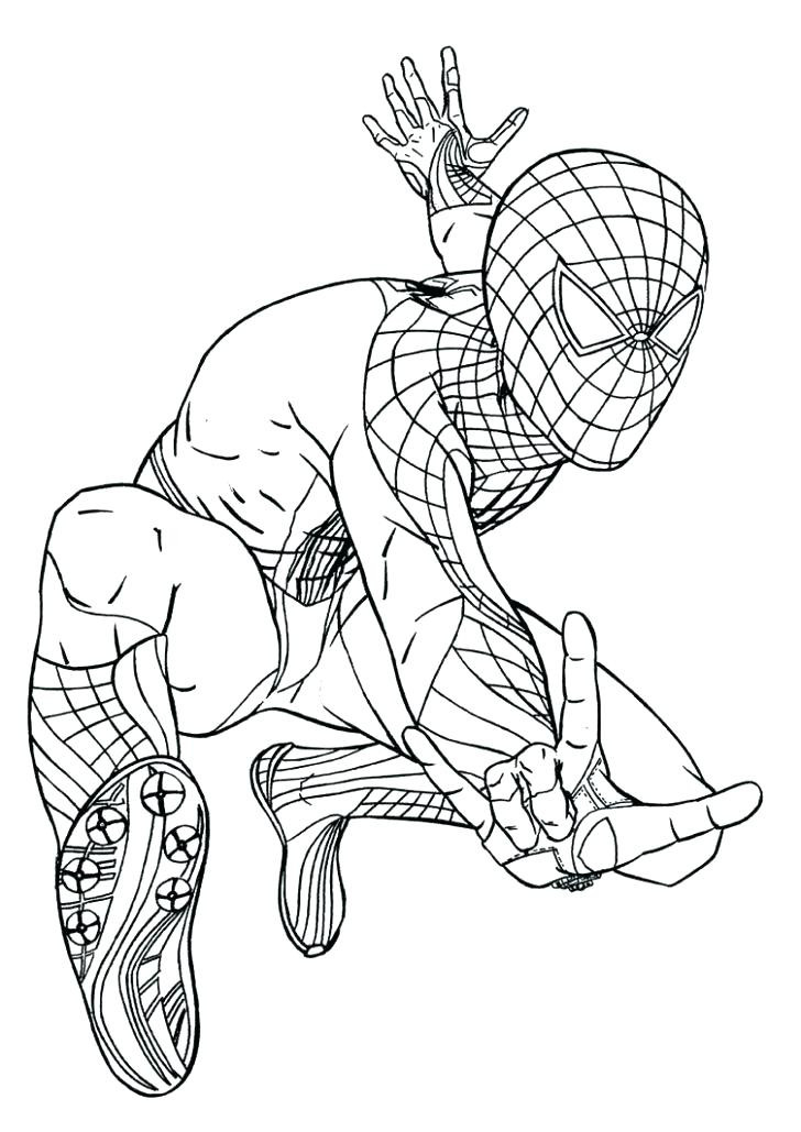 728x1029 Spectacular Spiderman Coloring Pages Free Coloring Pages